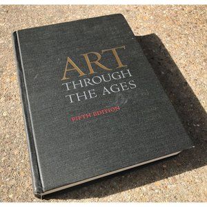 ART THROUGH THE AGES Fifth Edition, Hardcover, HUGE - 5 pounds! 802 pgs., ©1970